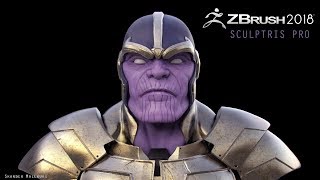 Thanos Sculpture: ZBrush 2018 Sculptris Pro Test