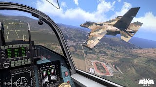Awesome Simulation of Air Combat ! F-22 Raptor vs Russian T-50 PAK FA ! Stealth Fighters in Arma 3