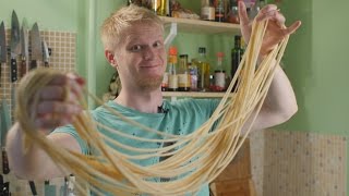 Лагман с самодельной лапшой