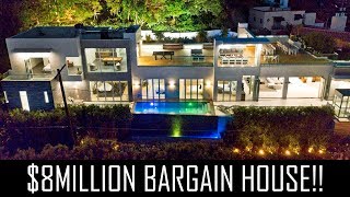 $8MILLION BARGAIN HOLLYWOOD MANSION!