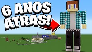 MINHA PRIMEIRA CONSTRUÇÃO NO MINECRAFT FEITA A 6 ANOS ATRÁS !!
