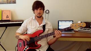 How To Play "Naked In The Rain" by RHCP (Bass)