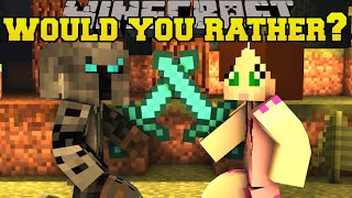 Minecraft: WOULD YOU RATHER? (HILARIOUS CHOICES!) Mini-Game