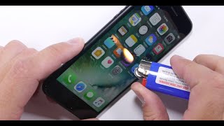 Краш-тест iPhone 7. Режем, поджигаем, гнем.