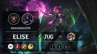 Elise Jungle vs Xin Zhao - KR Grandmaster Patch 9.12