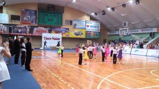 Спортивные бальные танцы -дети школа - Вальс, Ча-ча-ча, Джайв "Закрытие сезона-2015"