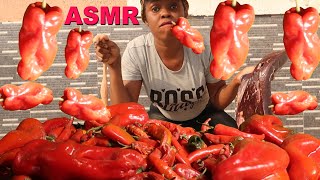 ASMR Mukbang No Taking | ASMR Mukbang Pepper | Most Popular Food for ASMR | ASMR Eating Sound #105