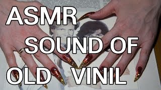 ASMR nail sound scratching tapping vinyl sharp long nails