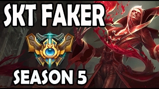 SKT T1 Faker Vladimir vs Yasuo MID Ranked Challenger Korea