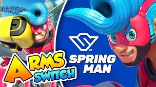 ¡Así es: SPRING MAN! GUÍA - #03 - ARMS (Nintendo Switch) DSimphony