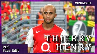 [ PES2019 / FACE EDIT ] THIERRY HENRRY / FRANCE / ARSENAL / LEGEND