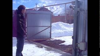 Автоматика для распашных ворот видео