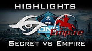 Team Secret vs Team Empire  Game 3  ESL One Manila 2016 Лучшая игра Русские комментаторы
