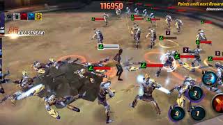 T2 Shuri Vs Normal Alliance Battle [No HP Lost] - Marvel Future Fight