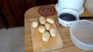 Aprende a pelar papas recien hervidas super fácil !!