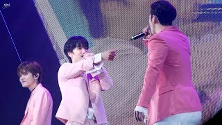 180923 홍콩콘서트 뉴이스트W 티격태격  JR, ARON, 백호, 렌