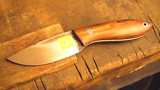 Knifemaking tutorial - Etching the logo on steel