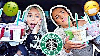 Trying My Subscribers FAVORITE Starbucks Drinks!