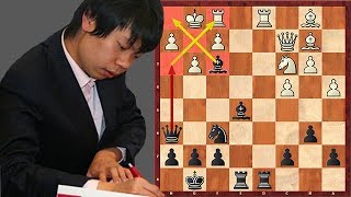 Wang Hao's Brilliant Move At World Blitz Championship (2017)