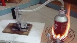 Steam engine DIY - Động cơ hơi nước - nguyen tran nhat tuan - test boiler