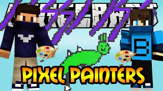 T-REX & YILDIRIM - Pixel Painters - Minecraft Çizim Yapma Savaşı