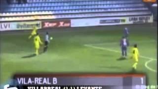 Edison Flores marca su primer gol en España