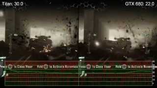 Тест GeForce GTX Titan vs GeForce GTX 680 в игре Crysis 3