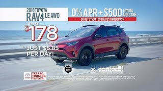 $186/month Camry & $178/month RAV4 AWD at Conicelli Toyota of Conshohocken