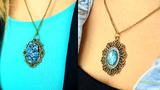 Как сделать винтажный кулон из стекла своими руками