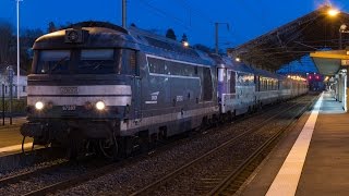 Les BB67300/400 Trains intercités Lyon Tours(Nantes) Partie 2/2