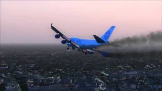PAN AM 747 Crash Landing Bangkok ++ FSX