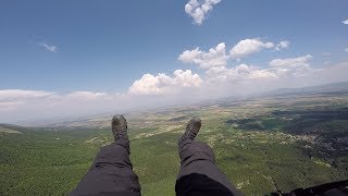 ちょっと空飛んでみた / Paragliding in Bulgaria