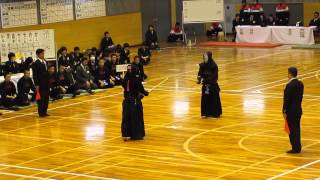 H26水田旗高校剣道大会 決勝 安房対習志野 大将