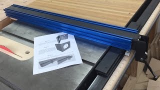 Table saw fence plans are up!