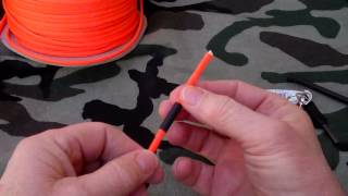 Make solid tip paracord bootlaces for easy use