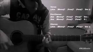 One Kiss (Calvin Harris, Dua Lipa) || Guitar Chords Tutorial - MJ ||