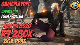 Far Cry 4 Benchmark R9 280X  ULTRA 1.4 Update / AMD Catalyst Omega