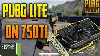PUBG Pc Lite FPS test on GTX 750ti | PUBG on 750ti