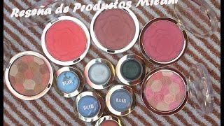 Reseña Rubores, Iluminadores y Sombras Milani
