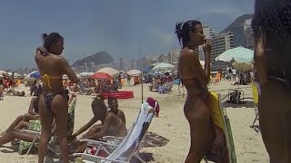 Girls of Copacabana beach, Rio de Janeiro HD