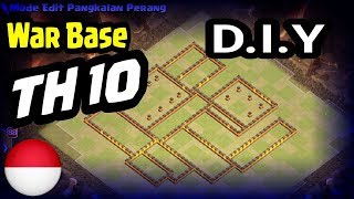 Bikin Pertahanan Sekuat Mungkin. TH 10 wajib bikin WAR BASE baru. COC INDONESIA