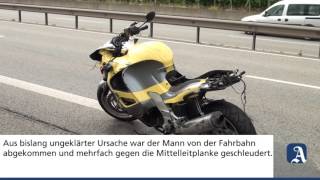 Winzenheim: Motorradfahrer bei Verkehrsunfall auf B41 schwer verletzt