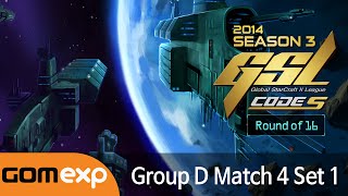 Code S Ro16 Group D Match 4 Set 1, 2014 GSL Season 3 - Starcraft 2