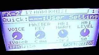 Tricks at Boss GT-10: Harmonizer