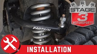 2009-2013 F150 4WD Fabtech Uniball Upper Control Arms Install