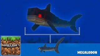 COMO ENCONTRAR O MEGALODON NO MINECRAFT PE (Pocket Edition)