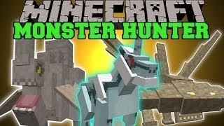Minecraft: Monster Hunter Frontier (EPIC BOSSES, HUGE WEAPONS, DIMENSION) Mod Showcase