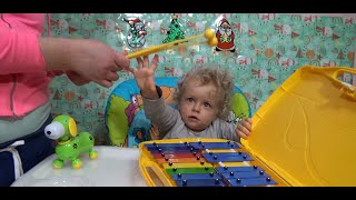 Ксилофон детский PAXPHIL Glockenspiel 25K Развивающие игрушки для малышей Ксилофон для детей