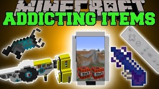Minecraft: FUN ITEMS (MOST ADDICTING ITEMS EVER!) Mod Showcase