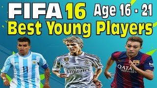 FIFA 16 BEST YOUNG PLAYERS - CAREER MODE U21 TALENTS HIGHEST POTENTIAL ft. Mastour Ødegaard Munir